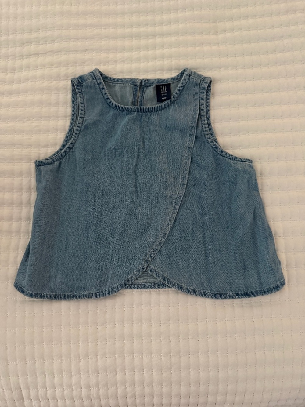 GAP Kids Denim Tulip Style Top - size M girls. NWT